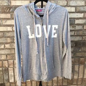 Love hoodie jacket size L